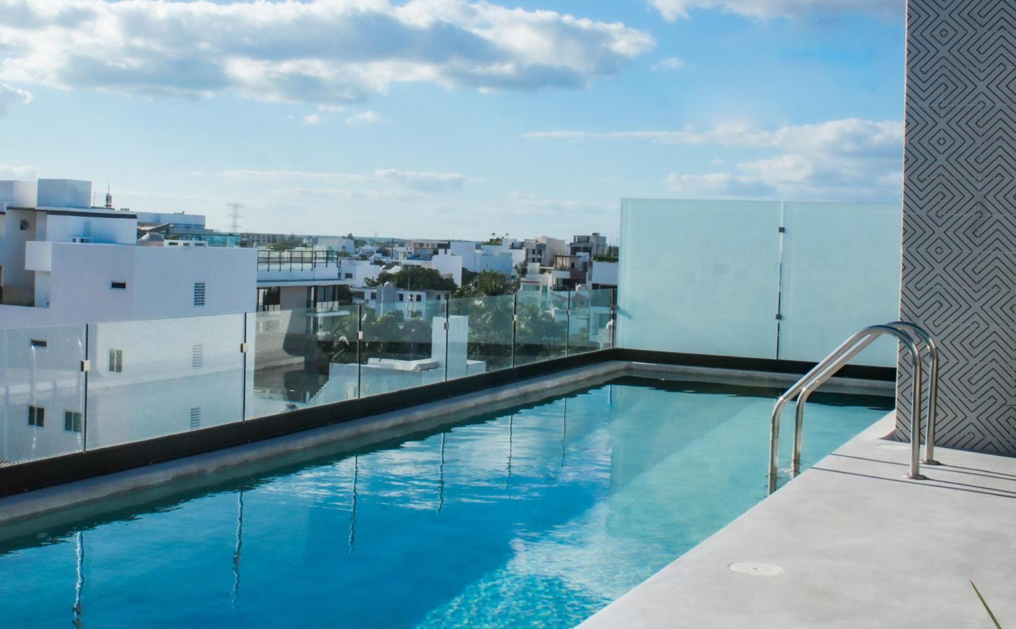Big, Modern And Beautiful Beach Apartament 1Br Ocean View Playa del Carmen Bagian luar foto