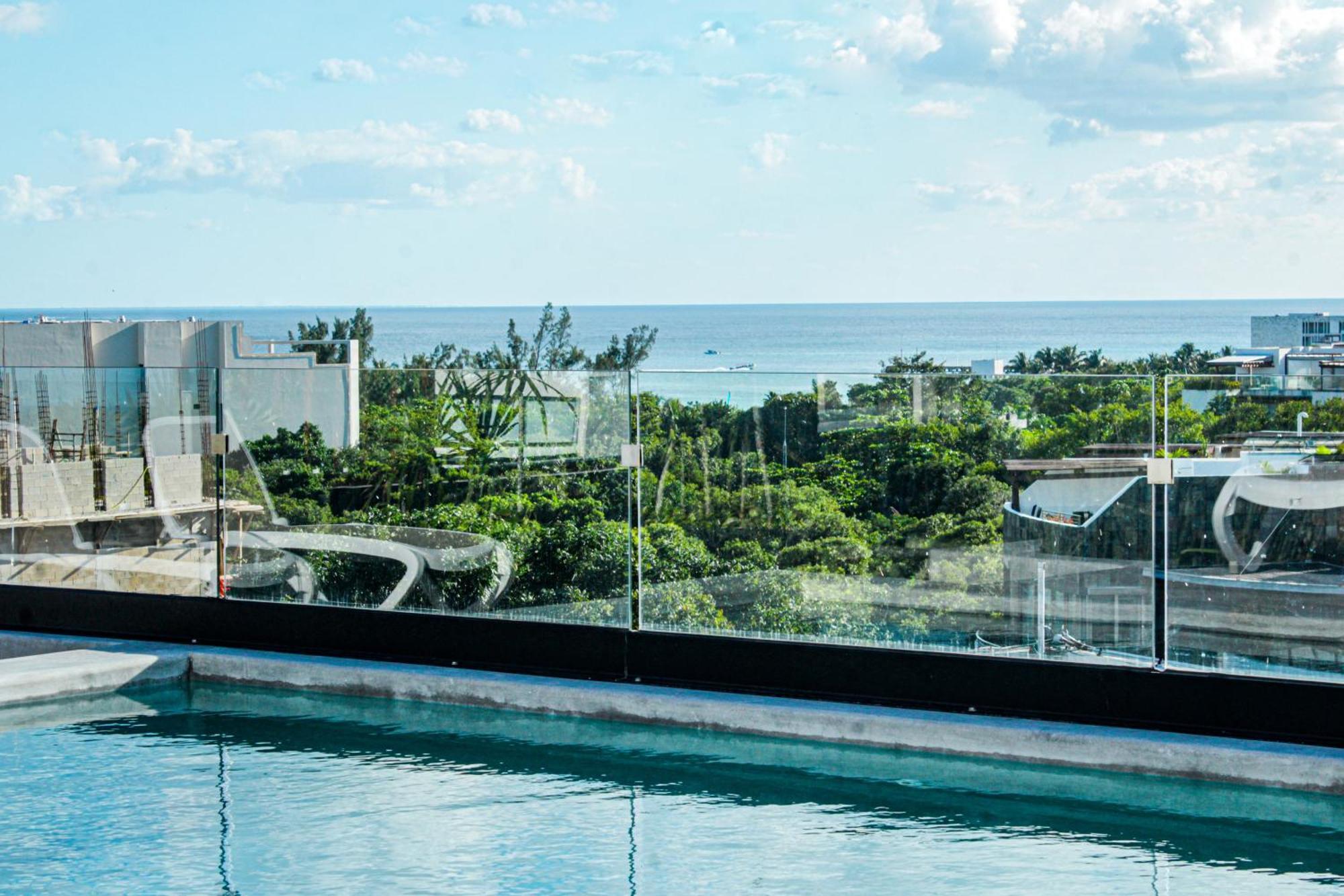 Big, Modern And Beautiful Beach Apartament 1Br Ocean View Playa del Carmen Bagian luar foto