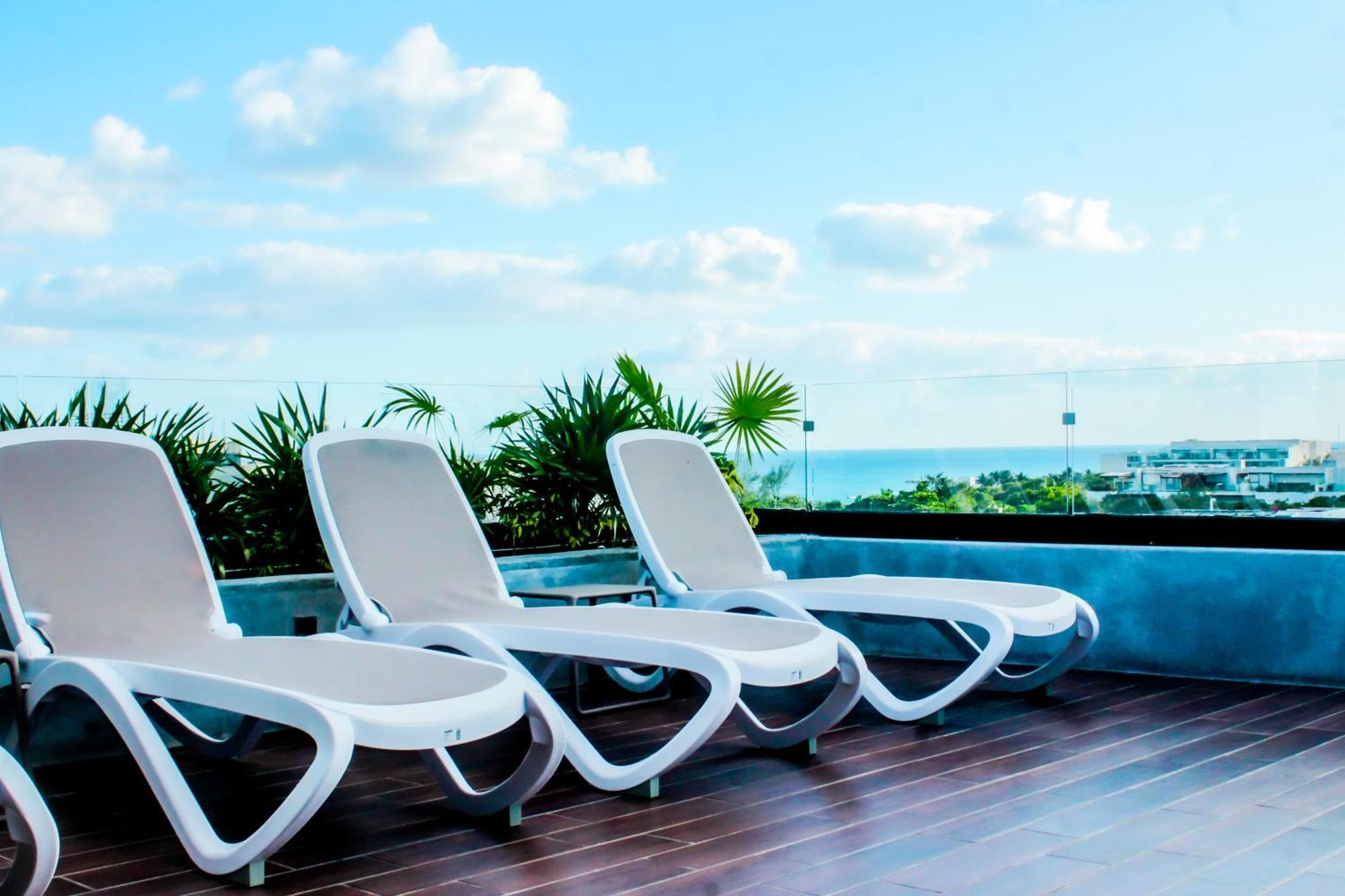Big, Modern And Beautiful Beach Apartament 1Br Ocean View Playa del Carmen Bagian luar foto