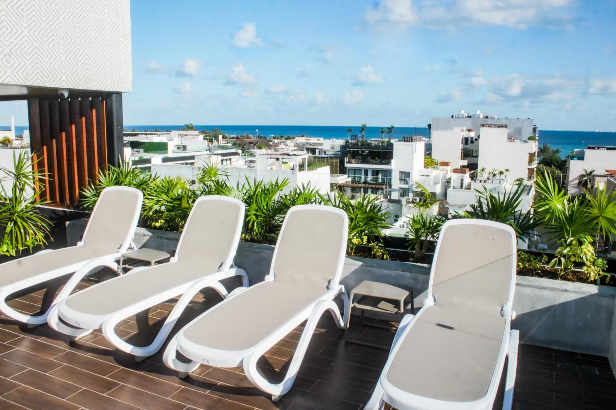 Big, Modern And Beautiful Beach Apartament 1Br Ocean View Playa del Carmen Bagian luar foto