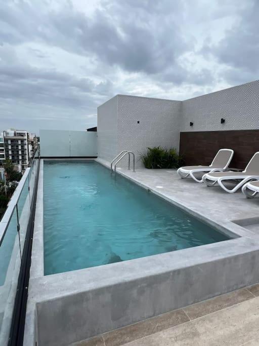 Big, Modern And Beautiful Beach Apartament 1Br Ocean View Playa del Carmen Bagian luar foto