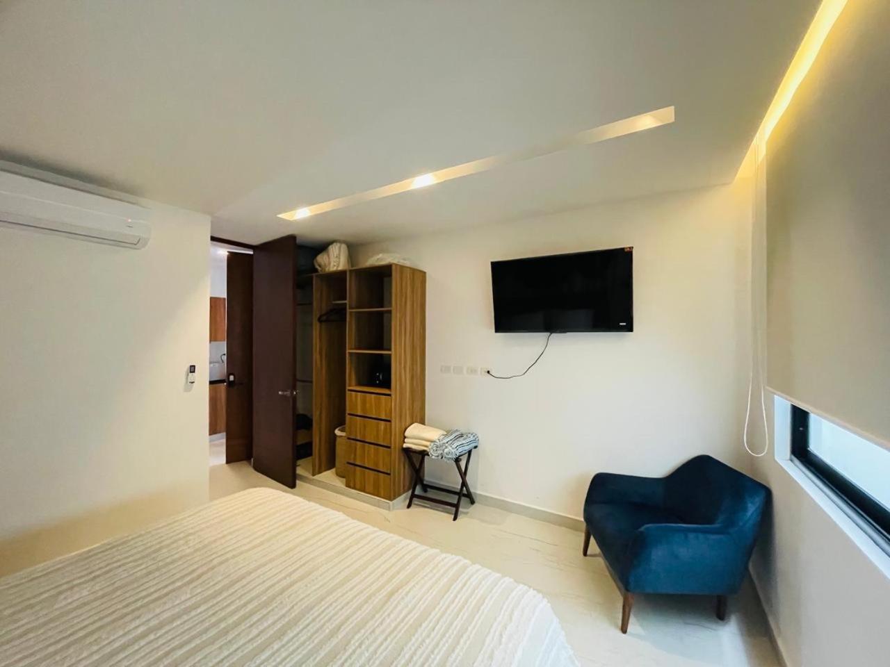 Big, Modern And Beautiful Beach Apartament 1Br Ocean View Playa del Carmen Bagian luar foto