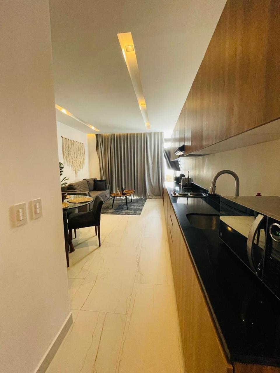 Big, Modern And Beautiful Beach Apartament 1Br Ocean View Playa del Carmen Bagian luar foto