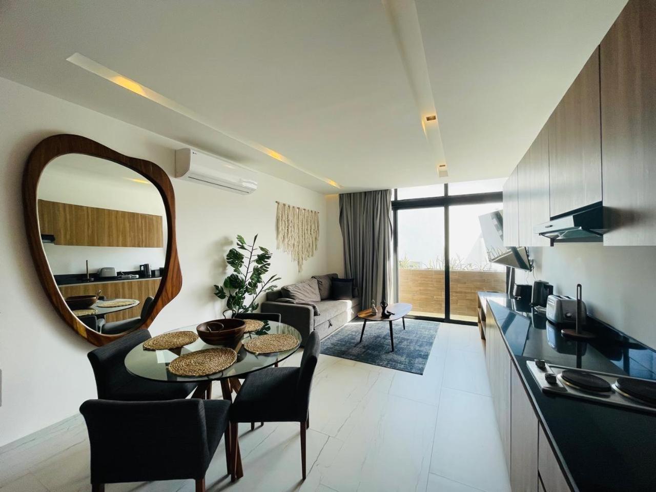 Big, Modern And Beautiful Beach Apartament 1Br Ocean View Playa del Carmen Bagian luar foto
